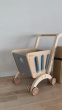 Load and play video in Gallery viewer, Wooden Shopping Trolley Gift Set
